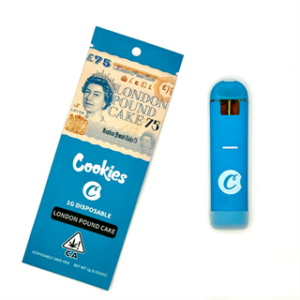 Cookies London Pound Cake THC Disposable Vape